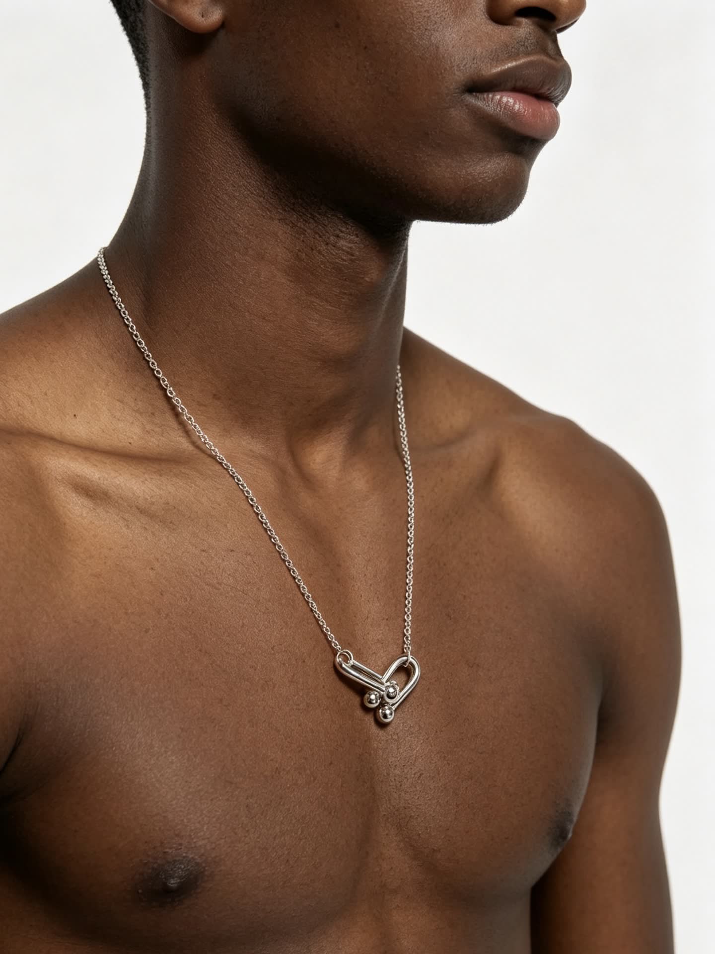 Tiffany & Co. Elsa Peretti® Silver Heart Tag Necklace